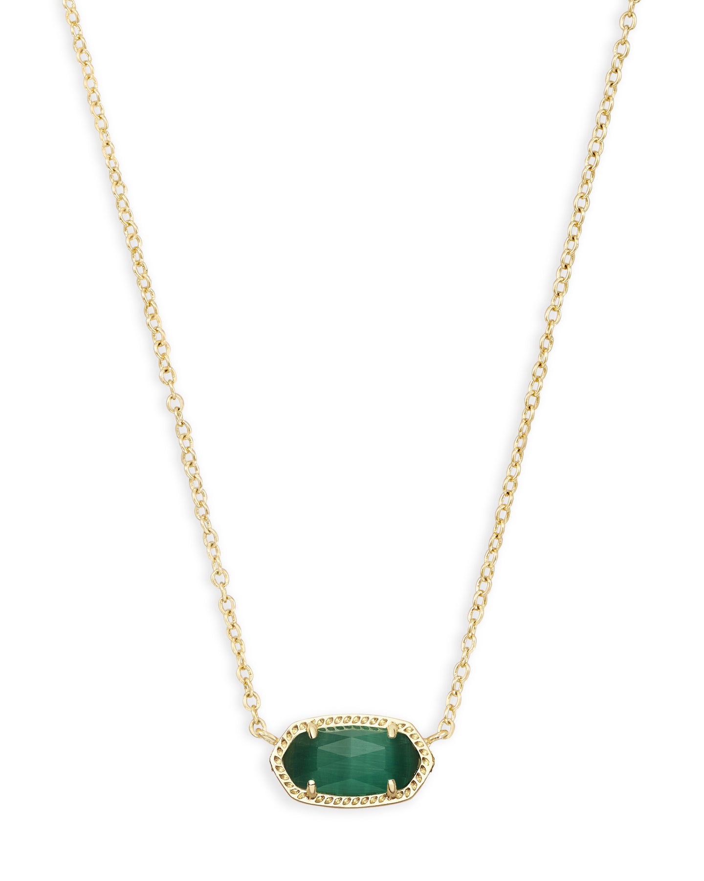 Elisa Pendant Necklace Gold Emerald Cat's Eye | Kendra Scott – Fruit of ...