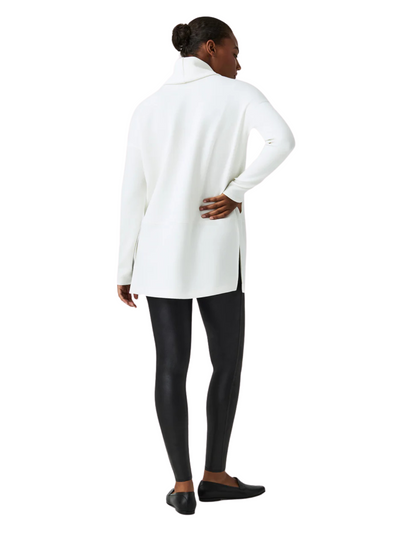 Spanx Air Essentials Turtleneck Tunic - Powder back view.