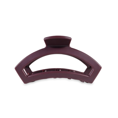 Teleties Open Small Hair Clip - Burgundy Bliss