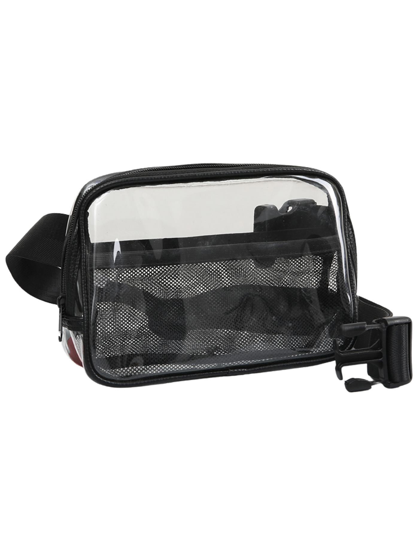 Clear Bum Bag - Black