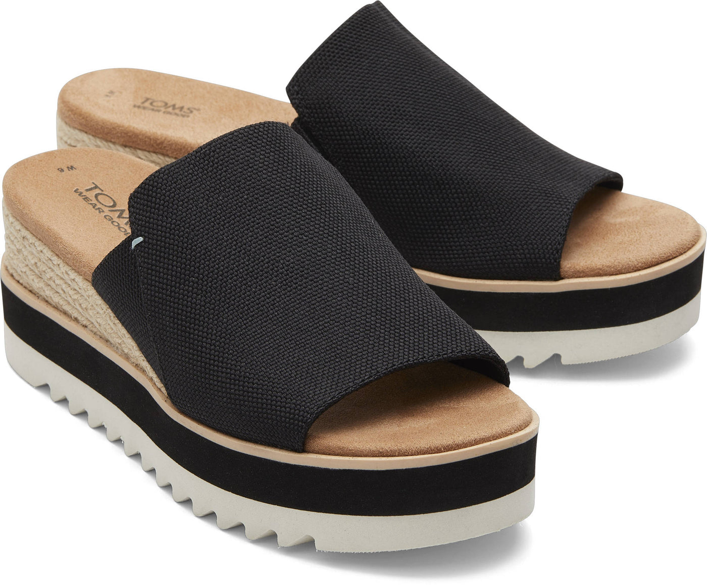 Toms Diana Mule Sandals - Black